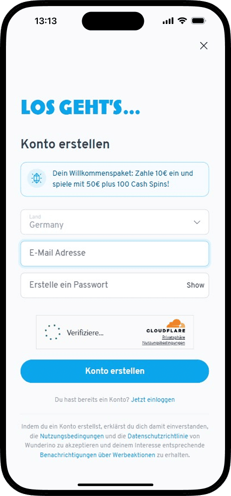 Wunderino Register